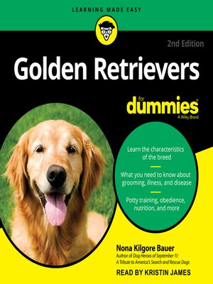 cover image of Golden Retrievers For Dummies